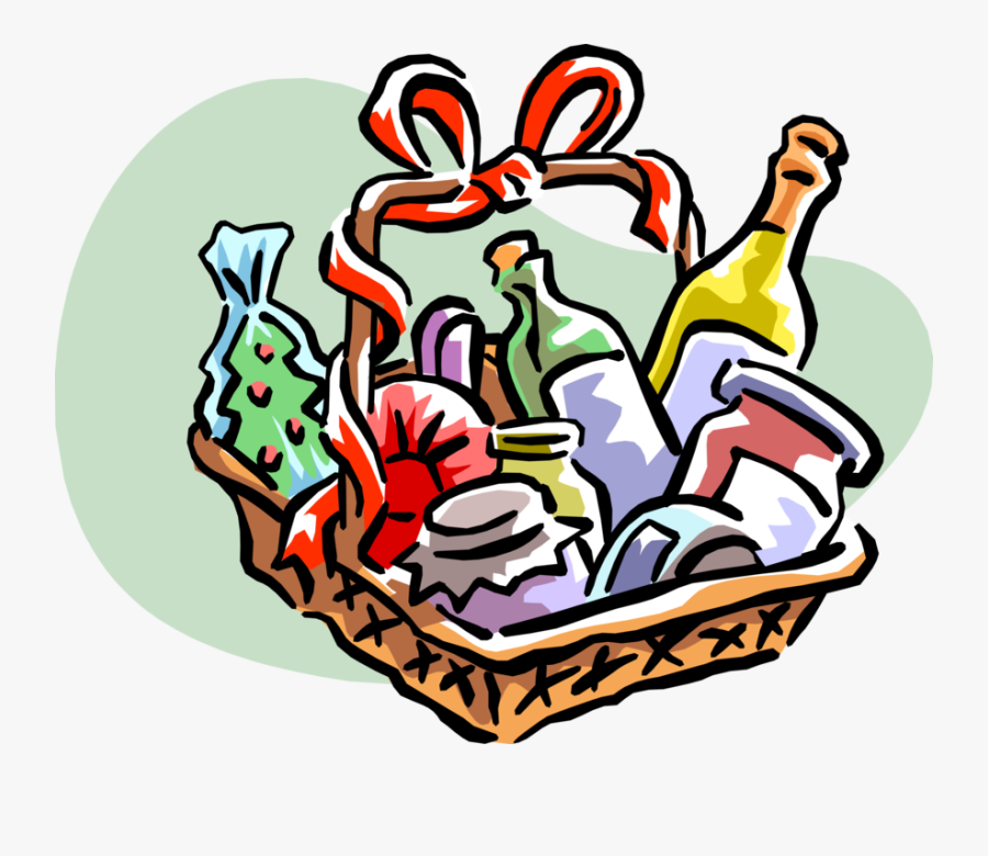 Basket Raffle, Transparent Clipart