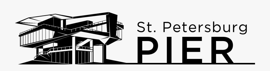Petersburg Pier - St Pete Pier Logo, Transparent Clipart