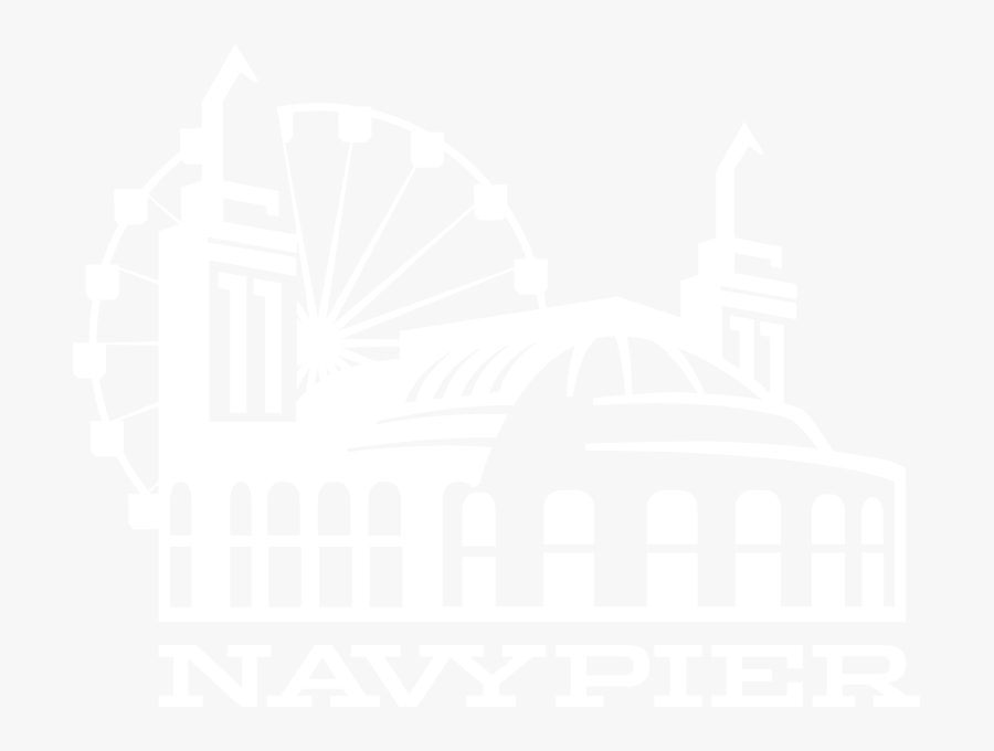 Navy Pier Crowdfind - Navy Pier Chicago Hoodie, Transparent Clipart