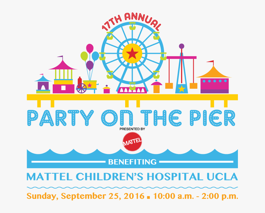 0 Pop16logo Mattel Party On The Pier - Mattel Party On The Pier 2017, Transparent Clipart
