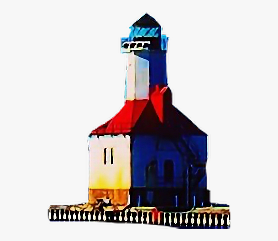 #lighthouse #lake #pier #boating #sailing #freetoedit - Cottage, Transparent Clipart