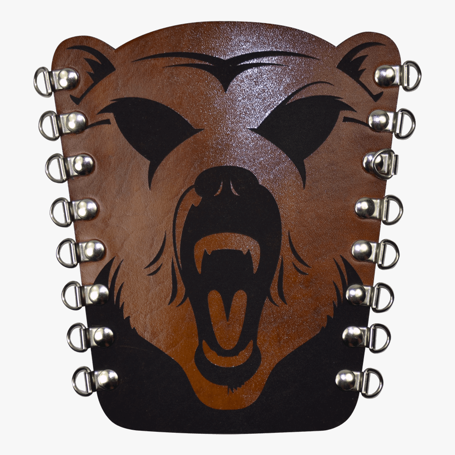 Roaring Bear Archers Arm Guard - Illustration, Transparent Clipart