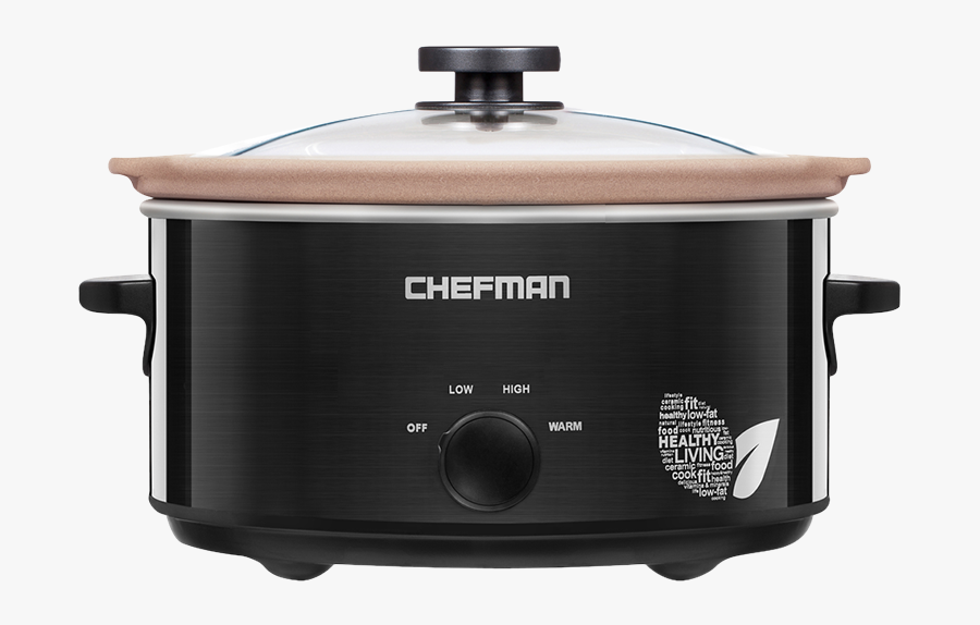 Chefman All Natural 5 Quart Slow Cooker, Paleo Certified - Slow Cooker, Transparent Clipart