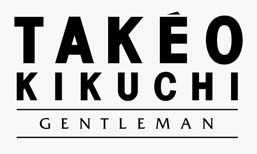 Clip Art Gentlemen Logos - Takeo Kikuchi, Transparent Clipart