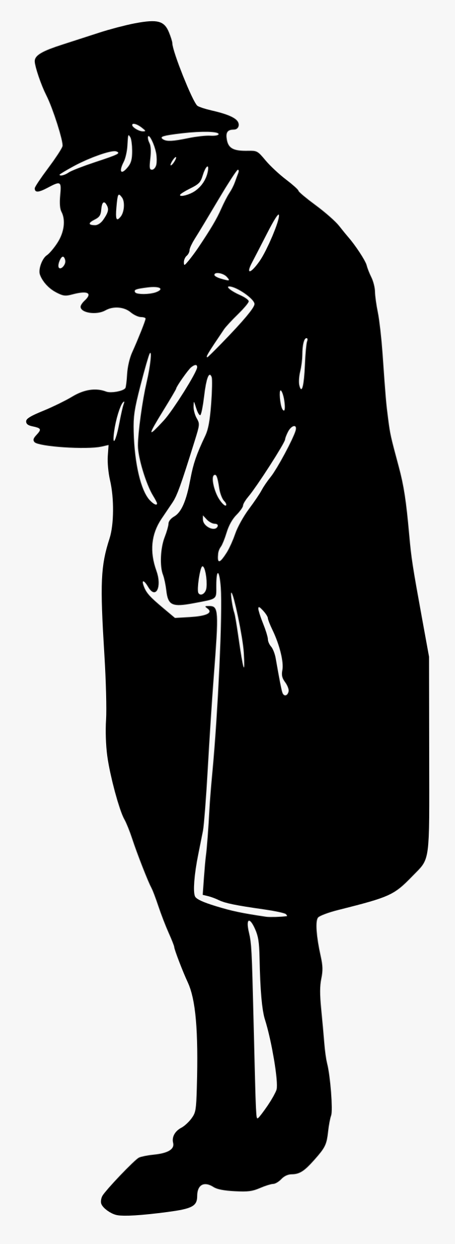 Gentleman Pig 2 Clip Arts - Pig Gentleman, Transparent Clipart