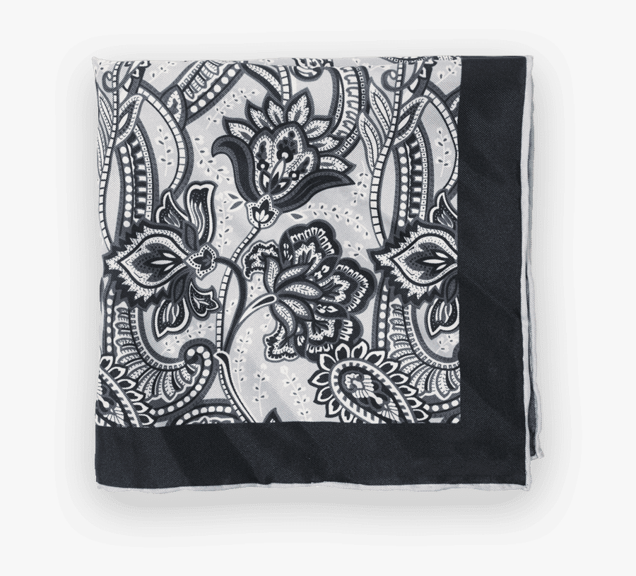 Bandana Png Folded - Paisley, Transparent Clipart
