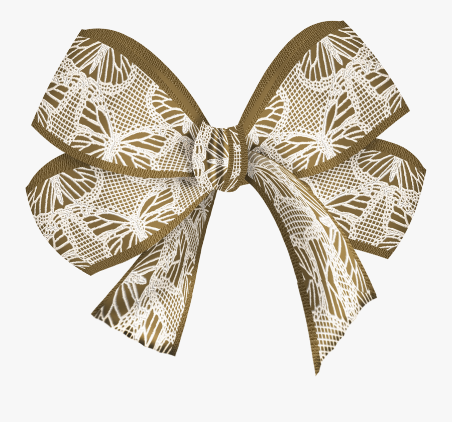 Transparent Lace - Lace Bow, Transparent Clipart