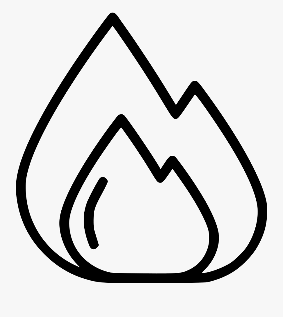 Accent Vector Flames Illustrator - Line Art, Transparent Clipart