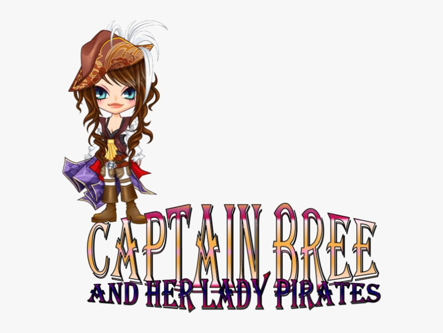 Girl Pirate Cartoon, Transparent Clipart