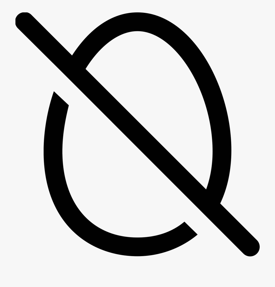 Eggs Vector Black And White - Egg Free Icon, Transparent Clipart