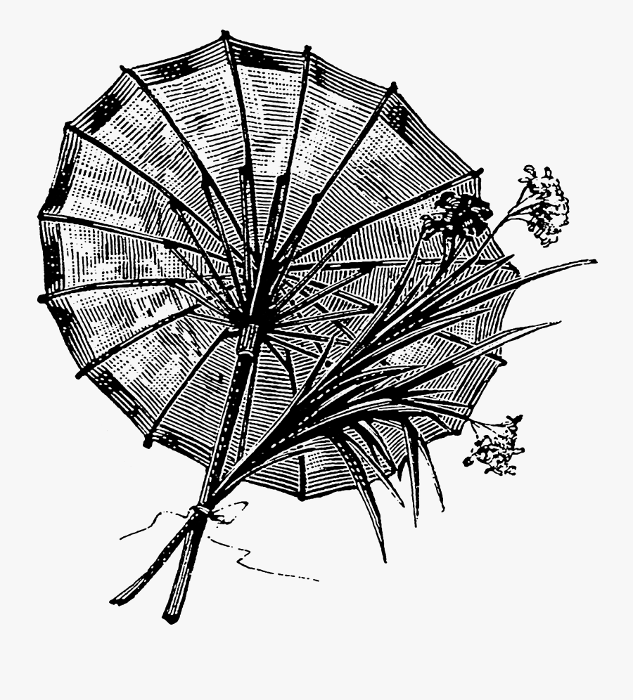 Victorian Clipart Transparent - Umbrella, Transparent Clipart