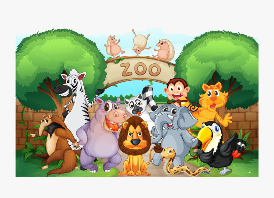 Transparent Zoo Clipart - Zoo Animals , Free Transparent Clipart
