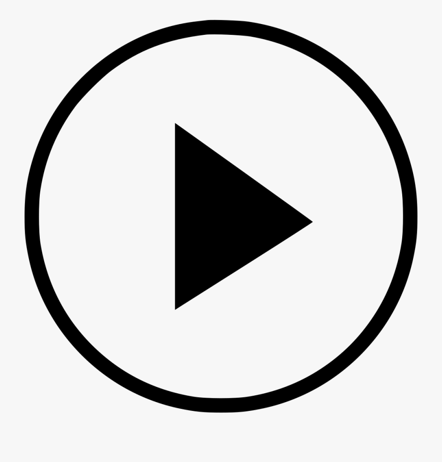 Play Player Ui Round Comments - Video Player Ui Icon, Transparent Clipart