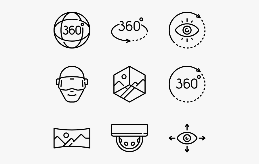 360 Video Icon Png - 360 Video Icon, Transparent Clipart