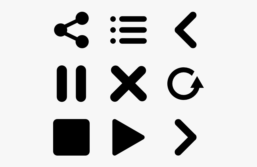 61 Video Player Icon Packs - Music Player Icon Png, Transparent Clipart
