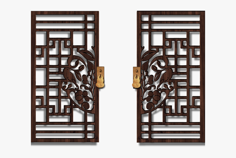 Asian Window Png, Transparent Clipart