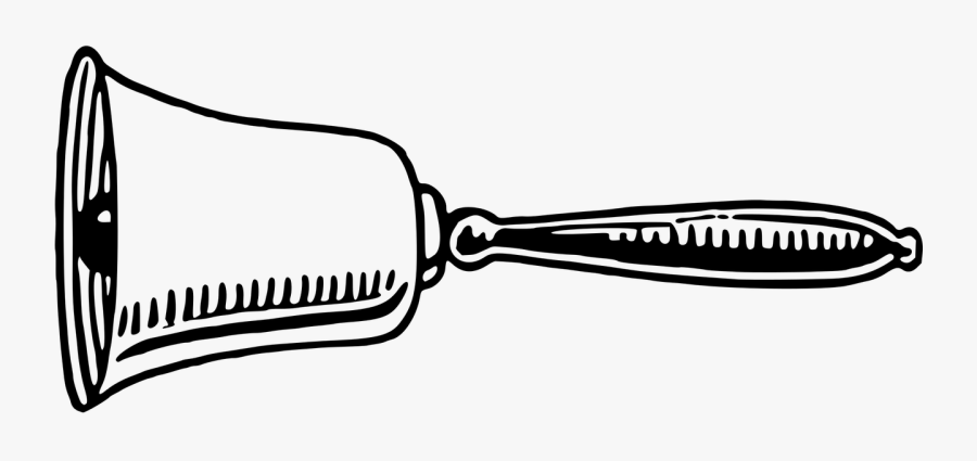 Vector Graphics,free Pictures - Hand Bell Clip Art, Transparent Clipart