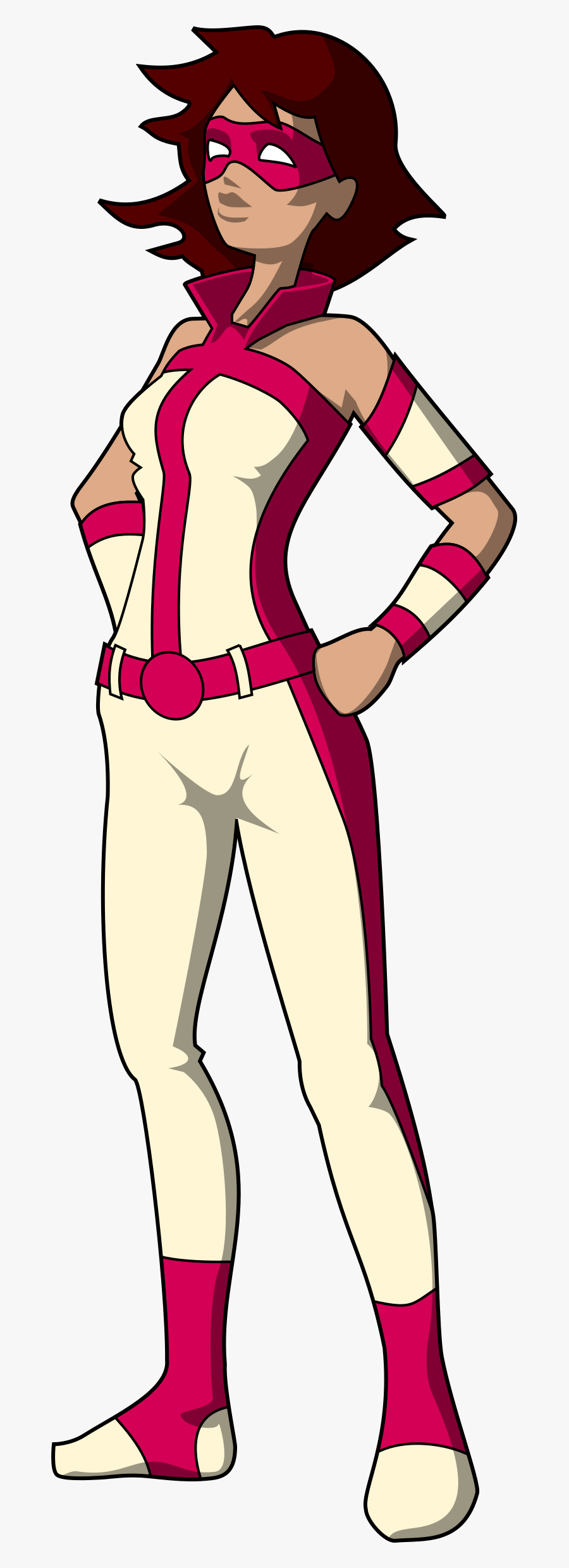 Superheroes Clipart Writer - Superheroine Coloring Pages, Transparent Clipart