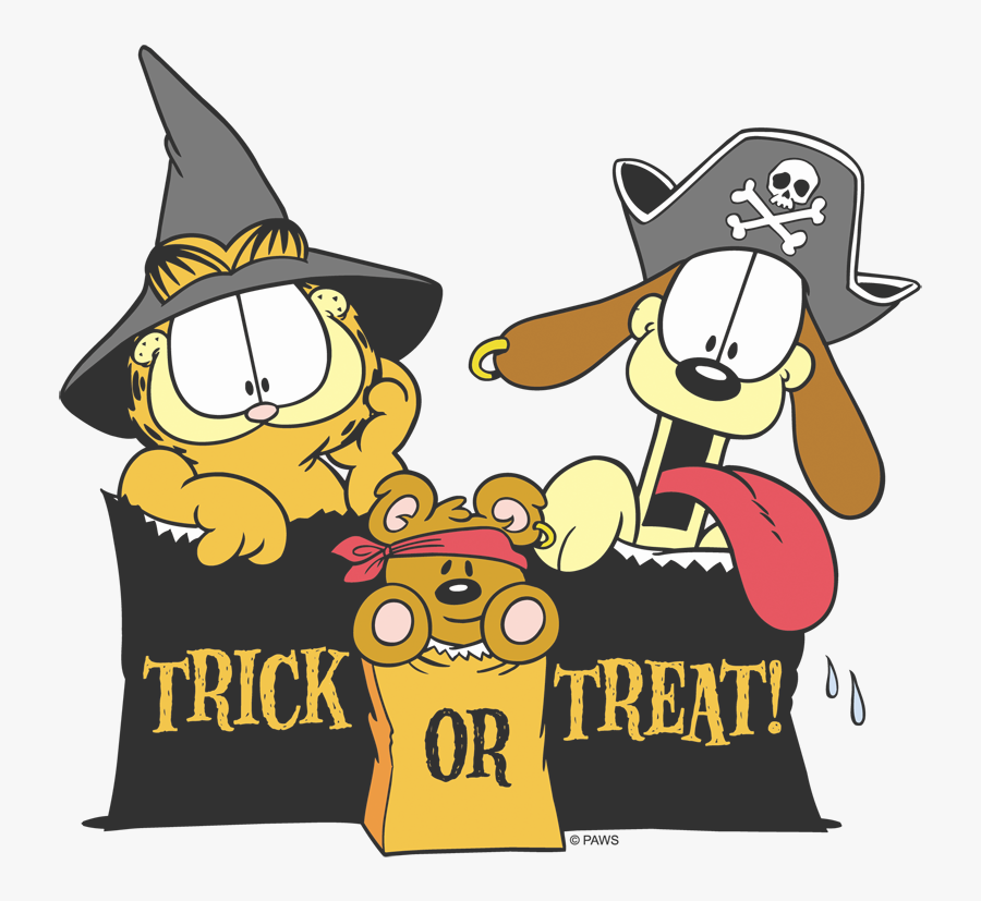 Garfield Tricks And Treats, Transparent Clipart