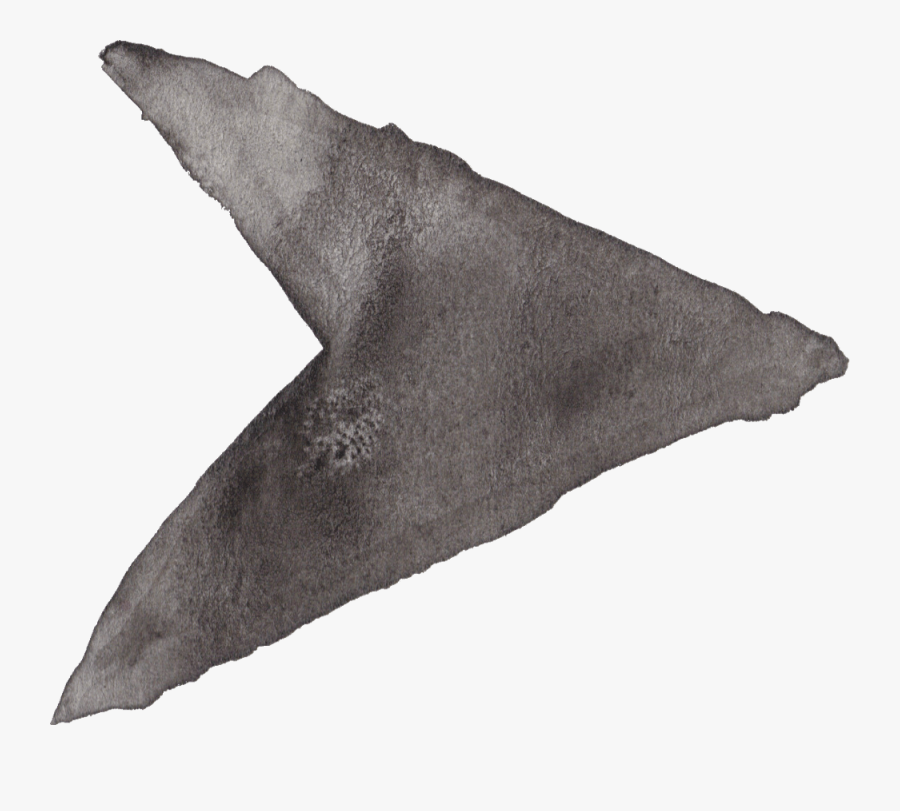 Watercolor Transparent Black - Drawing Arrow Png Grey, Transparent Clipart