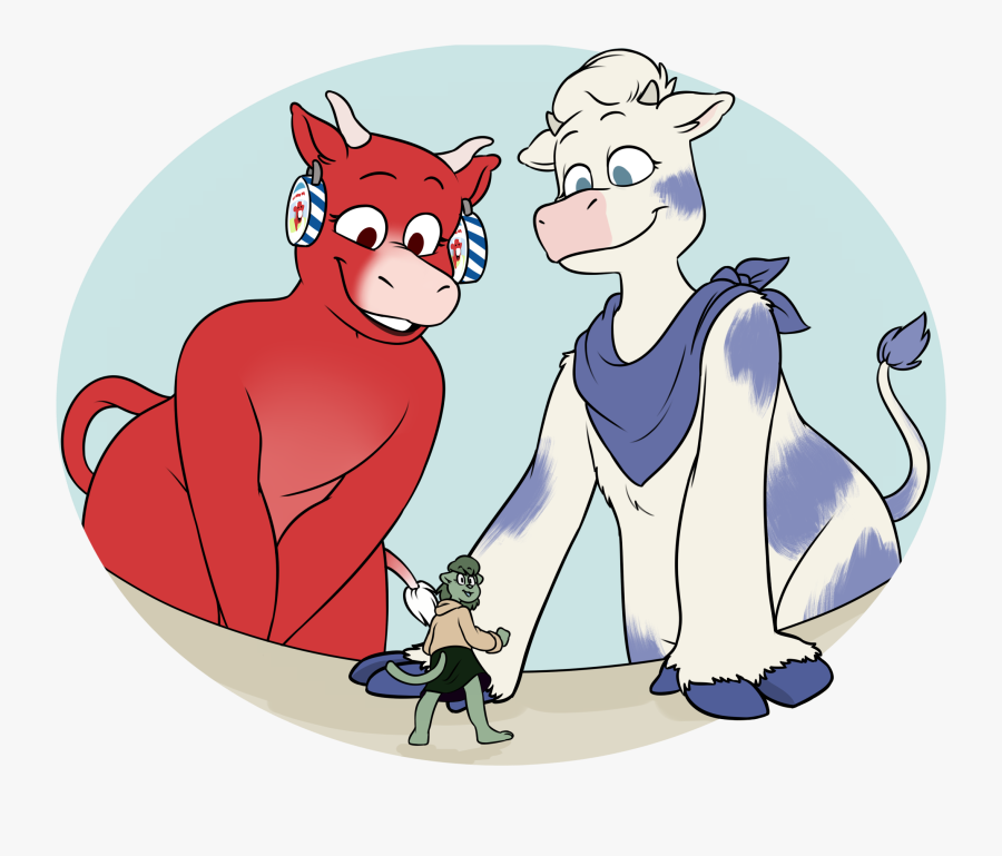 Cows - Laughing Cow X Lactaid Cow, Transparent Clipart