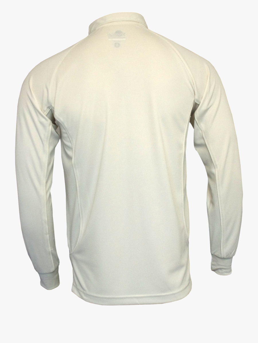 Long Sleeve Stock Cricket Shirt Back, Transparent Clipart