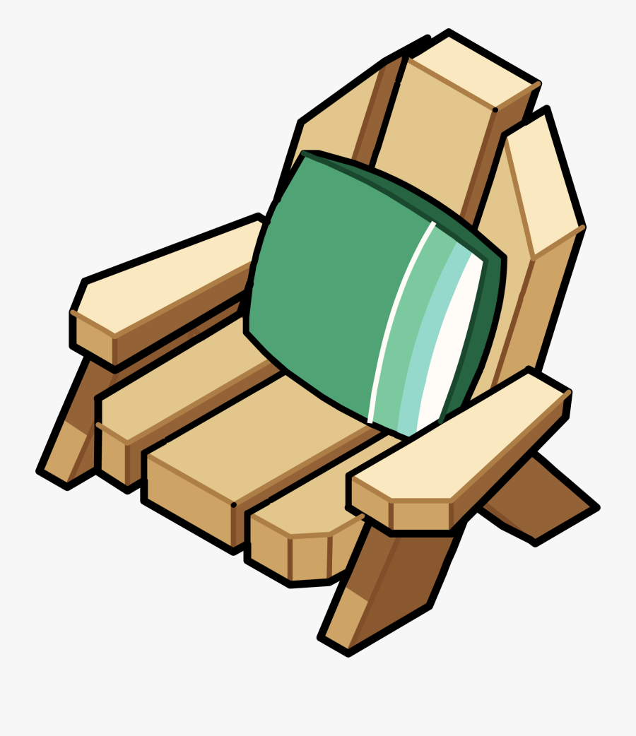 Club Penguin Wiki - Club Penguin Beach Chair, Transparent Clipart