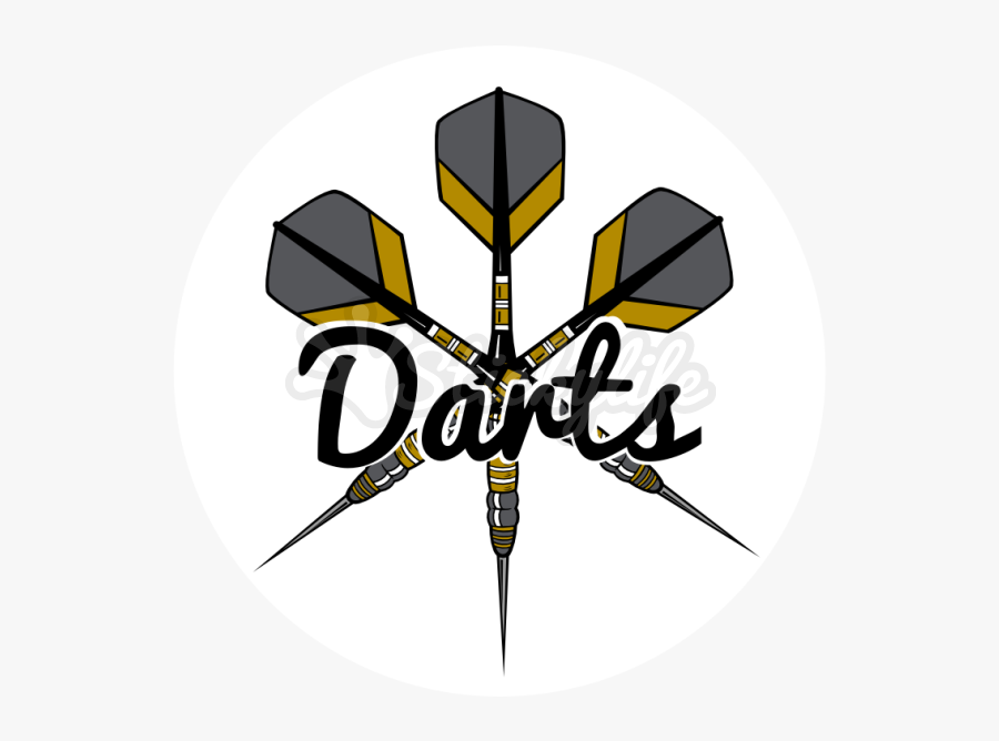 Darts Decal - Graphic Design, Transparent Clipart
