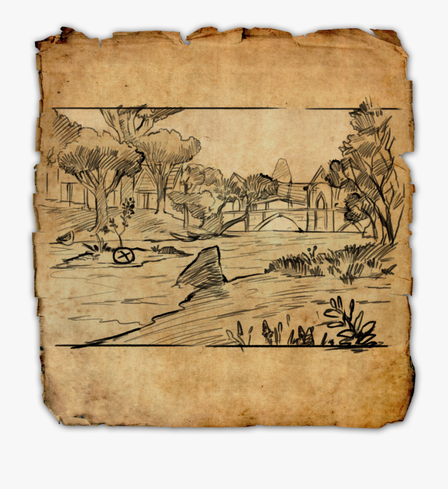 Auridon Treasure Map V - Clockwork City Treasure Map 2, Transparent Clipart