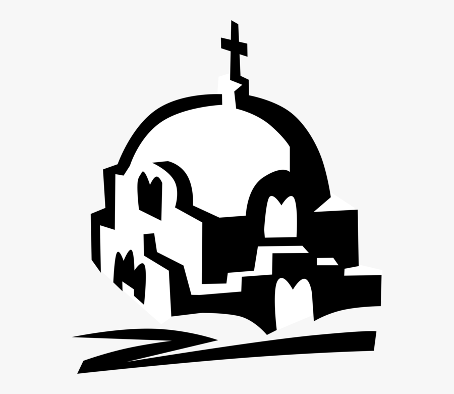 Church Vector File - Greek Church Clipart, Transparent Clipart