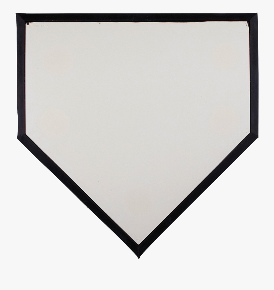 Adams Bolco Stake - Black And White Baseball Home Plate Clipart, Transparent Clipart