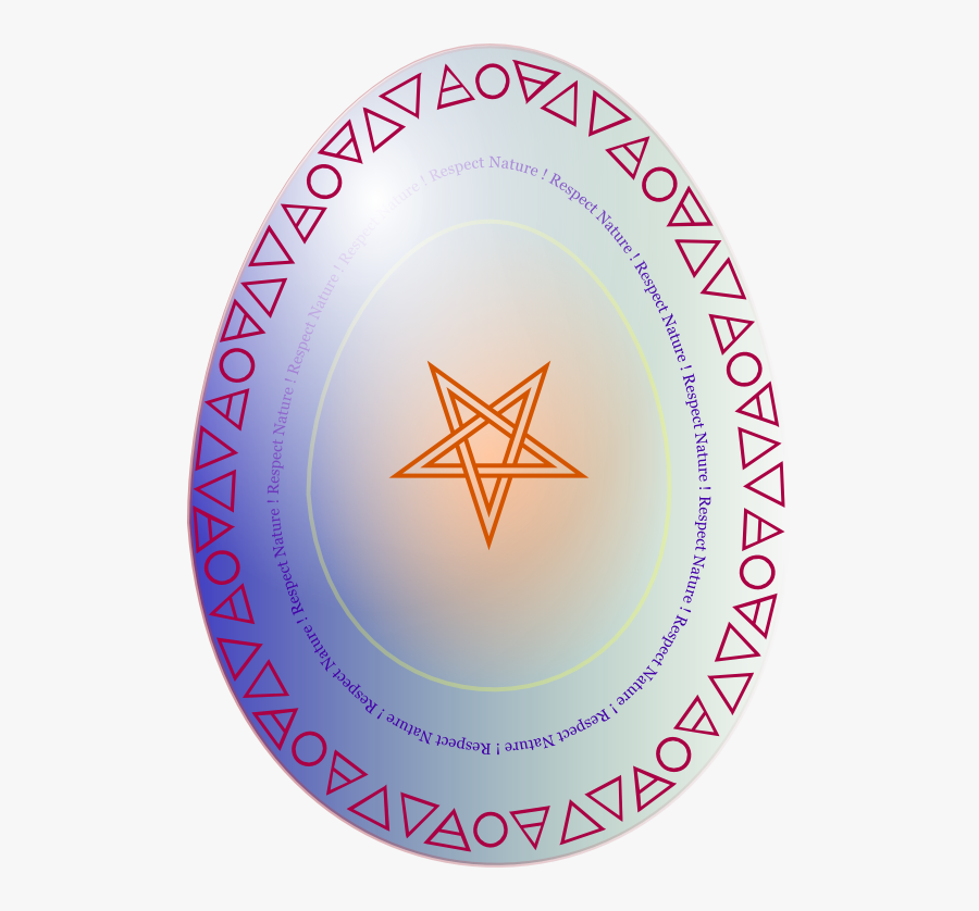 Decorated Neo Pagan Egg Easter 555px - Paganism, Transparent Clipart