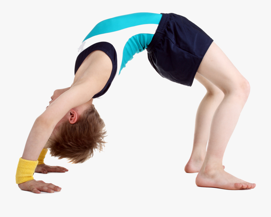 Gymnastics Child Cheerleading Tumbling Handstand - Tumbling Kids, Transparent Clipart