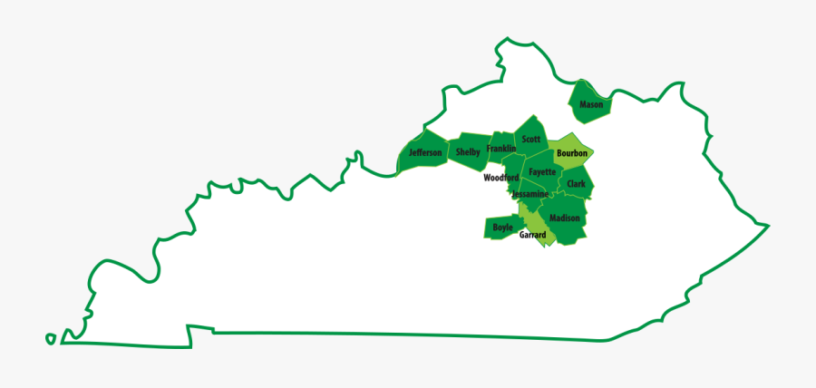 The Official Hemp Highway - Kentucky Map Of Industry, Transparent Clipart