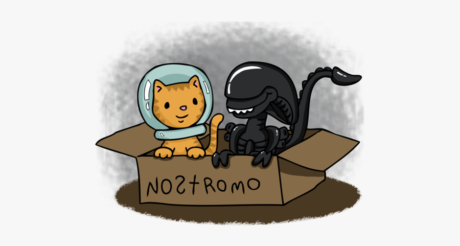 Jonesy And Alien In A Box, Transparent Clipart