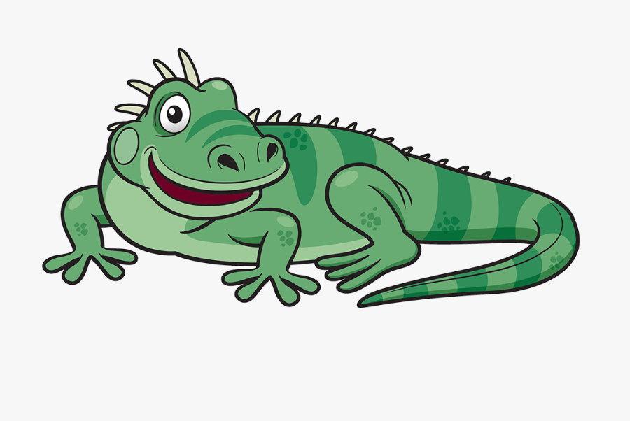 Head Clipart Iguana - Iguana Animada Png, Transparent Clipart