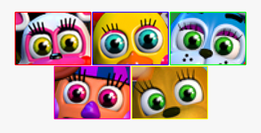 Toys With Big Eyelashes, Transparent Clipart