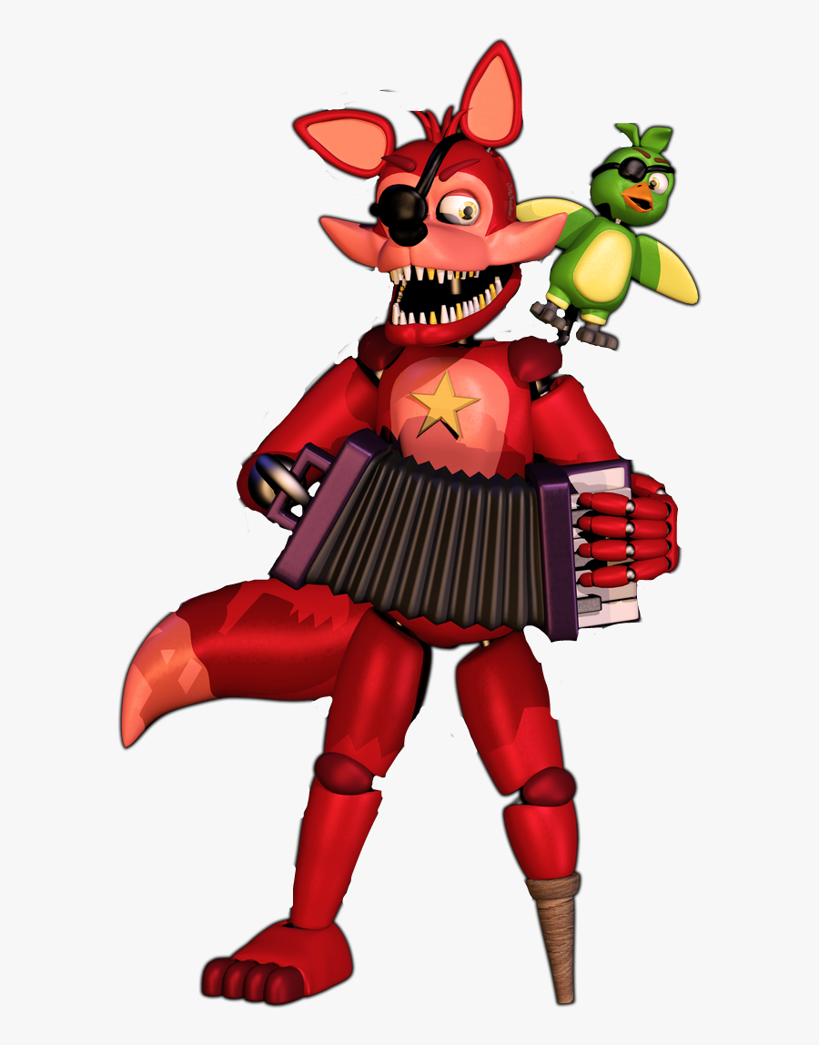 Stylized Rockstar Foxy - Rockstar Foxy Fnaf Ffps, Transparent Clipart