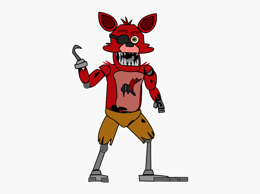 Mascot Vector Pirate - Red Foxy The Pirate, Transparent Clipart