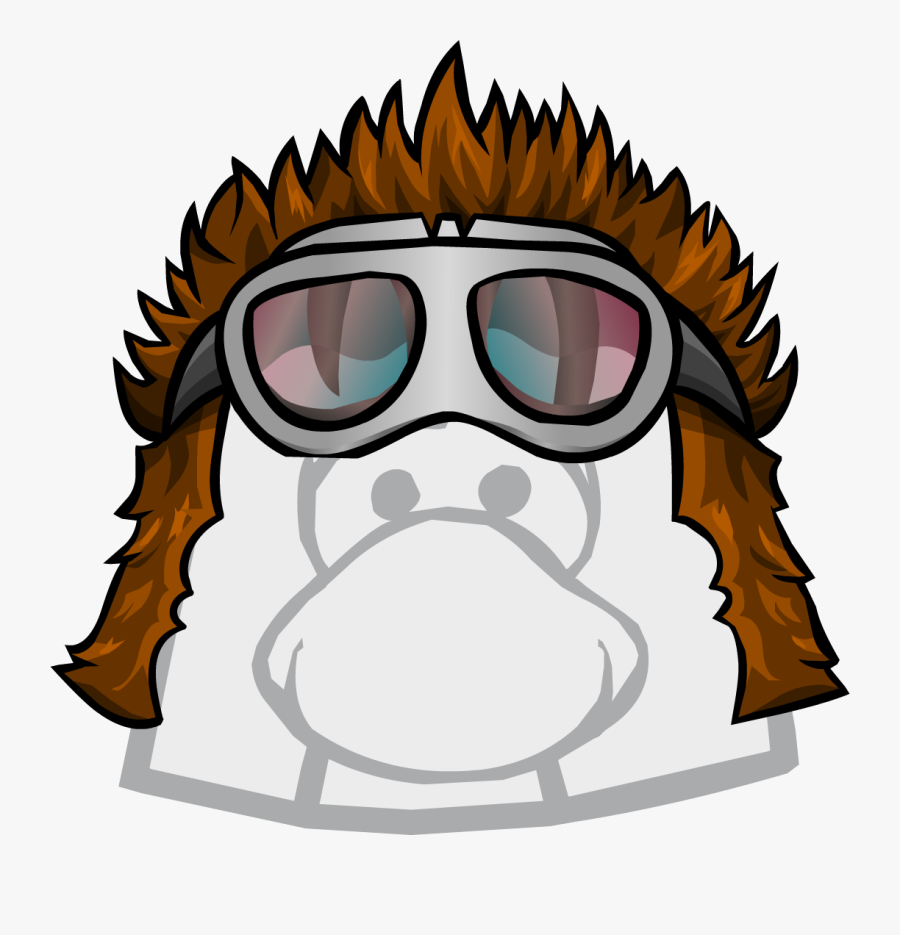 Club Penguin Silver Hair Clipart , Png Download - Club Penguin The Side Swept, Transparent Clipart