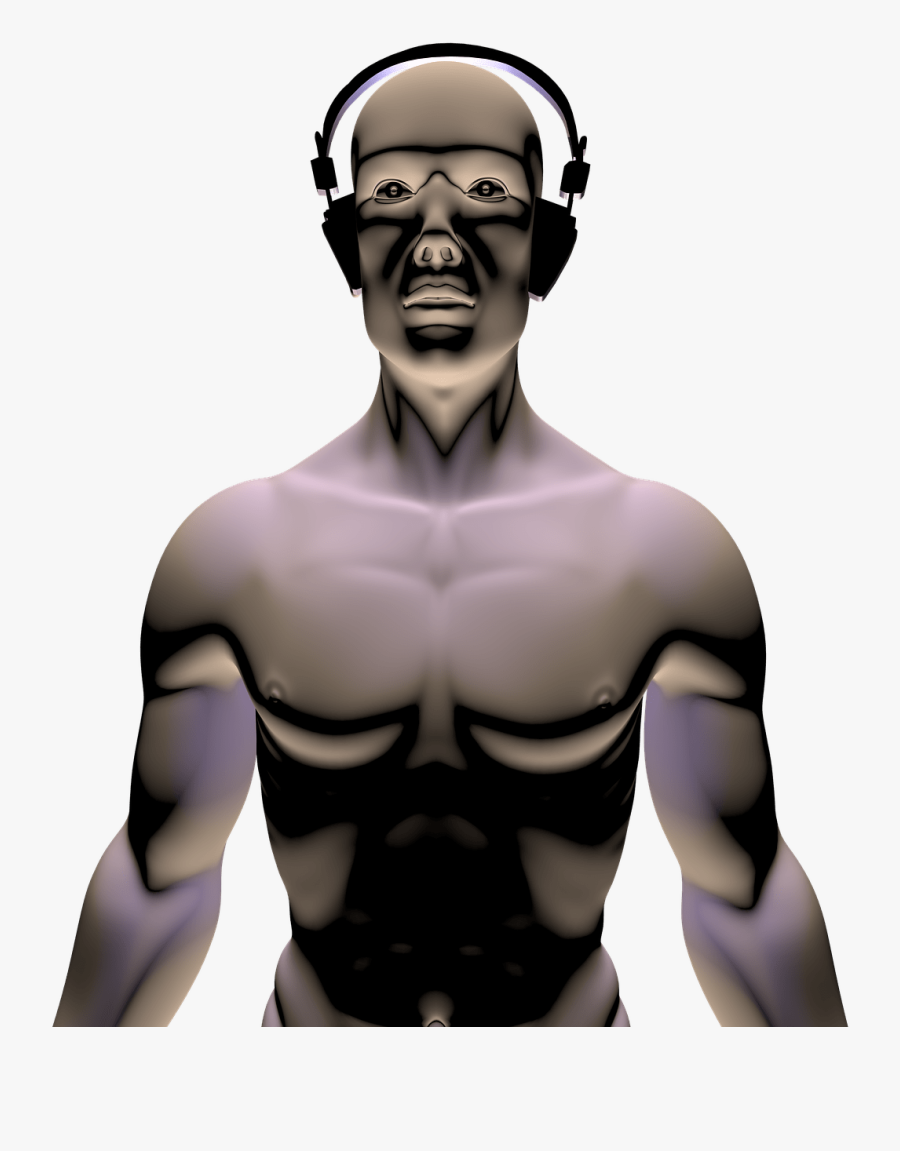 Person With Headphones Png, Transparent Clipart