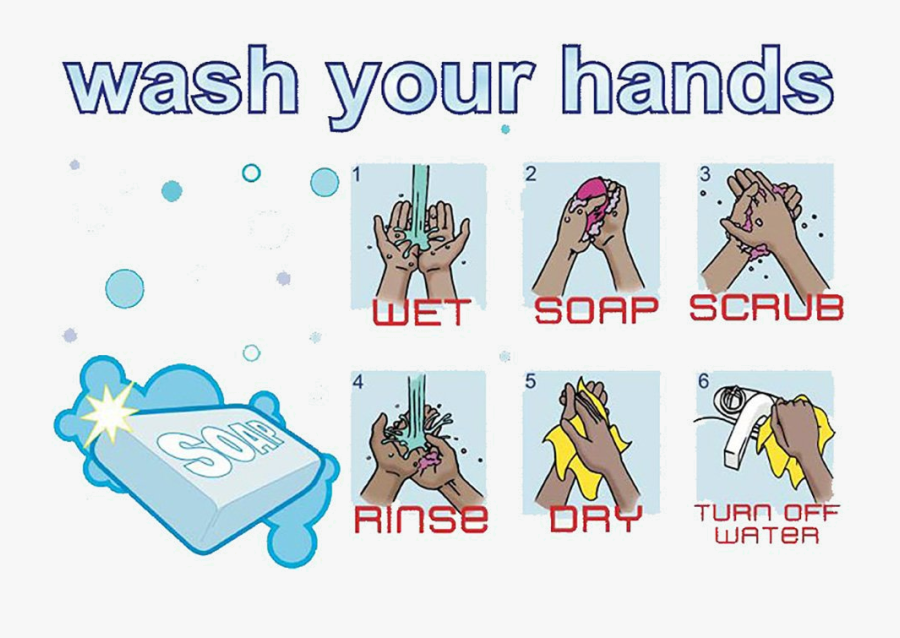 Washing Hands Nychealthy On Twitter Its National Handwashing - Wash Your Hands 4 Steps Clip Art, Transparent Clipart