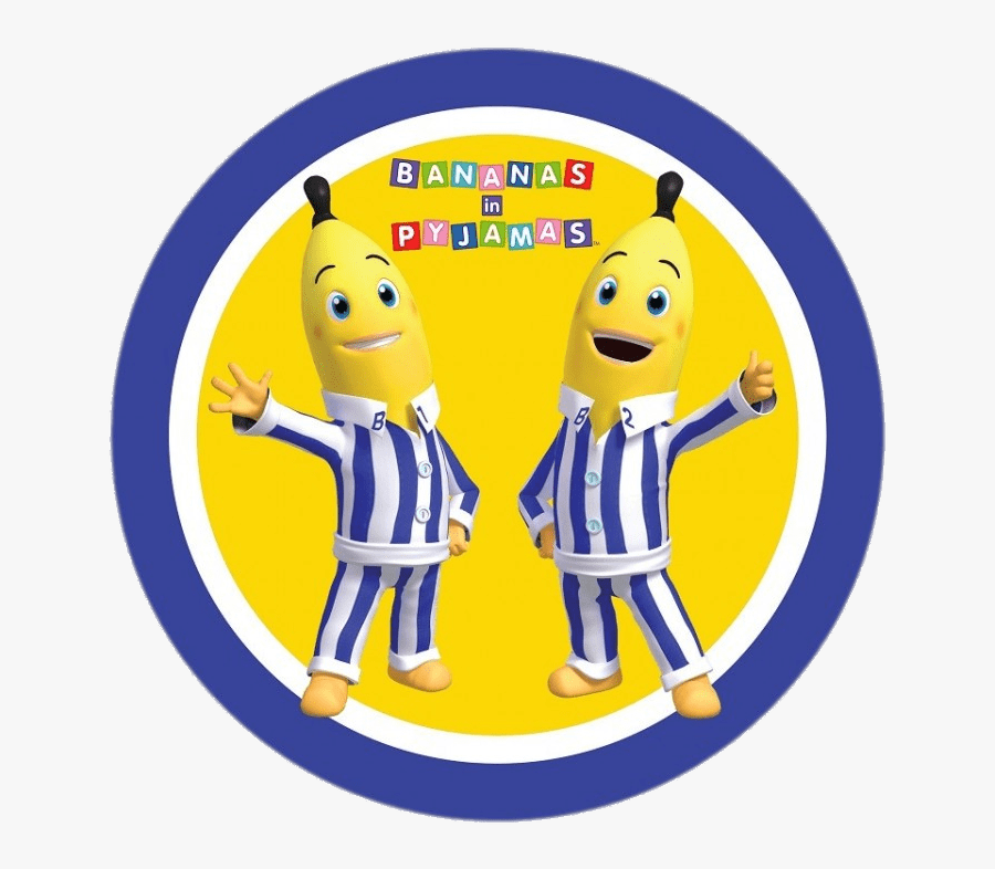 Bananas In Pyjamas Logo Banana In Pyjamas B1 , Free Transparent
