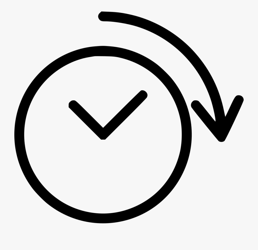 Yükle Adjust, Arrow, Back, Clock, Clock-back, Creative, - Clock Forward Icon Png, Transparent Clipart
