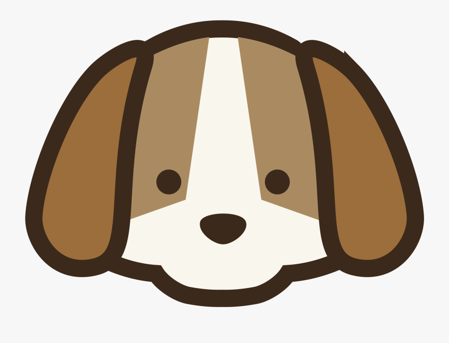 Cute Dog Face Cartoon Clipart , Png Download - Dog Face Clipart, Transparent Clipart