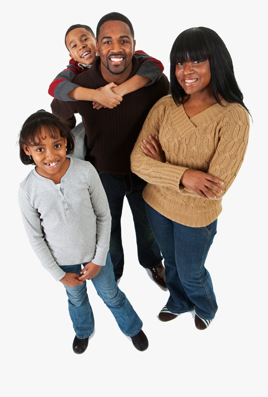 Transparent Family Png Image - Happy African Family Png, Transparent Clipart