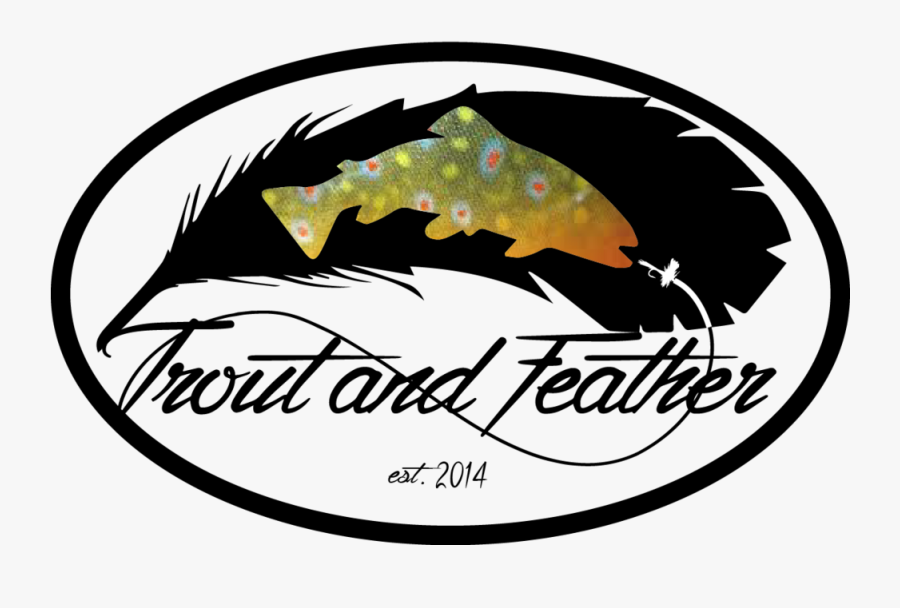 Trout And Feather, Transparent Clipart