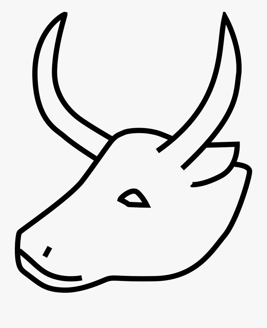 Buffalo Animal Wildlife Free Picture - Cow Horn Clipart Black And White, Transparent Clipart