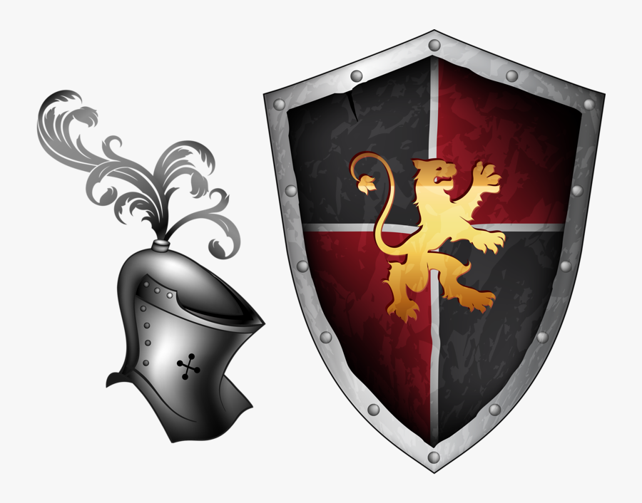 Sword And Shield Logo, Transparent Clipart