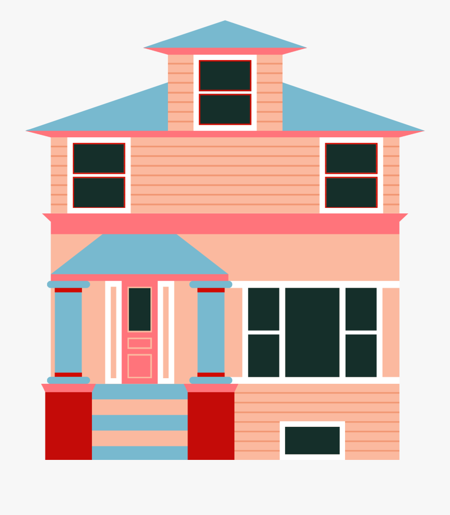 Homes Across America Beautiful - House, Transparent Clipart